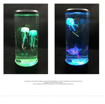 Runda Meduze Lampa - USB Alimentat - Meduze Lava Lamp Lampa starea de Spirit