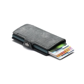 ZOVYVOL 2020 Nou PU Singură Cutie de Aluminiu de Afaceri Hasp Card Portofele Colorate Titularul Cardului de Credit RFID Blocking Subțire de IDENTITATE Titularilor