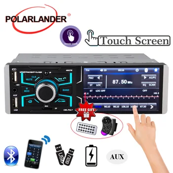 4.1 inch Radio Audio Stereo HD Touch Ecran AUX post de Radio FM, Bluetooth Mirrorlink 1 Din Masina Auto-radio Vedere din Spate aparat de Fotografiat