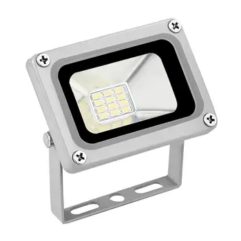 10W LED-uri de Inundații Lumina Alb Rece Alb Cald IP65 în aer liber Proiector Ultra Subțire Bec Led lumina Reflectoarelor DC 12V Lumina de Gradina Exterior