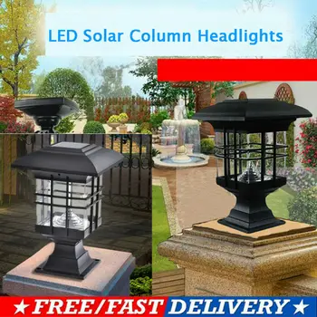 Nou În Aer Liber, În Grădina De Lângă Casă Curte Impermeabil Solară Stâlp De Lumină Premium Post De Lampa De Cap
