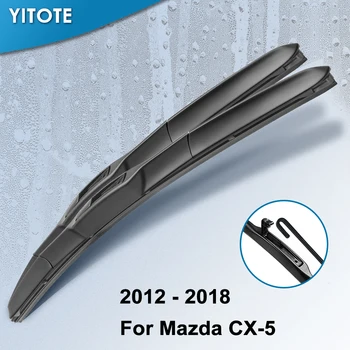 YITOTE Parbriz Lamele Ștergătoarelor de Parbriz pentru Mazda CX-5 CX5 se Potrivesc Cârlig de Arme / buton brațul 2012 2013 2016 2017 2018