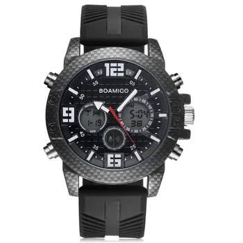 BOAMIGO Brand de Lux Ceasuri Barbati Ceasuri Sport LED Digital analog Cuarț Bărbați Militare Ceas de mână Ceas de Om Relogio Masculino