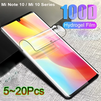 5-20 Buc hidrogel film pentru Xiaomi Mi Nota 10 Lite Protector Mi10 Pro Note10 moale sticlă de protecție Xiomi Notă 10Lite Mi-Nota-10