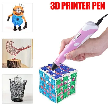 Pen 3D de învățare Creative set de jucării pentru copii din plastic de desen, Creativitate, artă și meșteșug kit Pictura Educativ cadou de crăciun