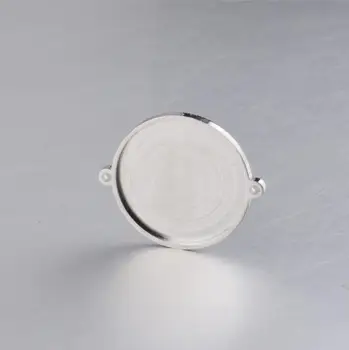 10buc/Lot Oglindă Lustruit din Oțel Inoxidabil Rotunde Groove Farmece Conectori Pentru DIY Jewerly de a Face Accesorii 25*30mm