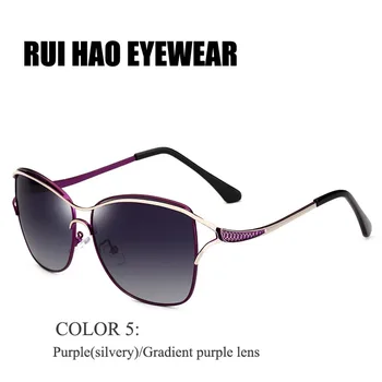 RUI HAO OCHELARI de Brand de Moda ochelari de Soare pentru Femei ochelari de Soare Polarizat Femei Popular Pilot Ochelari de Soare oculos de sol KM8116