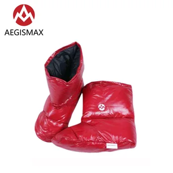 AEGISMAX 90% Rață Jos Papuci Moi de Camping, Șosete în Pantofi Picior Capac Sac de Dormit Accesorii Unisex Interioară în Jos Ultralight