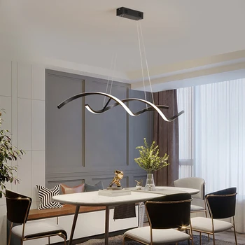 Alb/negru Agățat Moderne Pandantiv cu LED-uri Lumini de Sufragerie, Bucătărie, sufragerie, birou, Home Deco Pandantiv Lampă de Fixare a corpului de iluminat