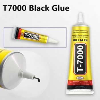 T7000 110ml Super Negru Lipici Lichid Stras Bijuterii DIY Ecranul Telefonului Cadru de Sticlă de Etanșare Multifuncțional Rășină Epoxidică Adeziv