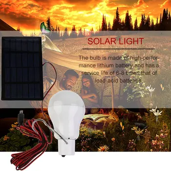 Panou Solar cu reglaj electric bec led Sistem de Iluminat cu Lumină Lampă de Energie Solară în aer liber de Lumină Lampă Solară lumina Reflectoarelor Grădină de Lumină Portabile
