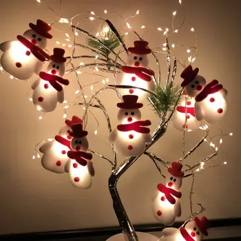 Drăguț LED Lumina de Crăciun Șir Pom de Craciun Petrecere de Vacanță Decorare Felinar Pandantiv Frumos Lumina LED-uri