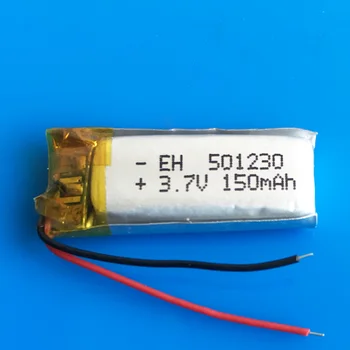 3.7 V 150mah 051230 lipo baterie reîncărcabilă litiu polimer pentru MP3 difuzor bluetooth ceas inteligent cască video stilou 501230