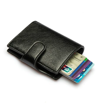 ZOVYVOL 2020 Mini Portofel Anti-furt Suport Card Inteligent Slim RFID Doamnelor Cazul in care Cardul Unisex Vintage Solid Geanta cu Bani Dropshipping