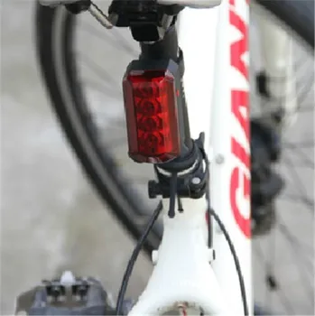 2018 Fierbinte Ciclism Biciclete Biciclete 2 Fascicul Laser + 4 LED-uri de Lumină din Spate 3 Moduri Lampa spate în condiții de Siguranță Accesorii pentru Biciclete