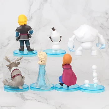 Disney Frozen 2 Snow Queen Elsa Anna PVC figurina Olaf, Kristoff, Sven Păpuși Anime Figurine de Jucarie pentru Copii Copii Cadou 5~11CM