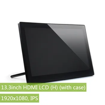 13.3 inch, HDMI LCD (H) Display IPS cu Sticlă Călită Acoperi lucra ca monitor de calculator suportă Windows 10 Raspberry Pi BB Negru