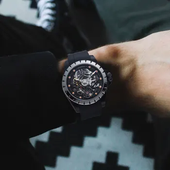 2020 Nou Boderry Ceasuri cu design Elegant pentru Bărbați Schelet Ceasuri Automat Mechanical Ceas de Moda pentru Bărbați Impermeabil Relogio Masculino