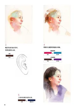 Yuko Nagayama Acuarelă Lecția II: Color Overlay Tehnica de Redare abilitățile de desen pictura carte de la intrarea la master