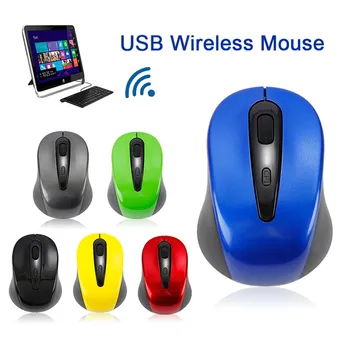 2017 Nou de 2.4 GHz Wireless Mouse, 800 DPI Mini Mouse Optic Laptop Soareci 10m pentru Notebook PC cu Windows 7 8 10 Vista XP