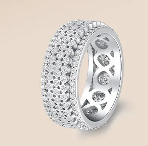 VCC17 925 Inel Argint femei imitație inel zirconiu femei inel