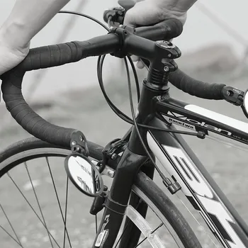 Greutate Ghidon Bicicleta Oglindă De Oțel Obiectiv Ciclism Oglinda Înapoi Revizuire Oglindă Pentru Biciclete De Munte Biciclete Rutier Oglindă Accesorii Pentru Biciclete
