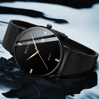 2019 Brand de Lux pentru Barbati Om Încheietura Ceas Ceasuri de Afaceri Subțire Clasic Ceas de Cuarț Ceas de mână de sex Masculin Bărbați Ceasuri Relogio Masculino