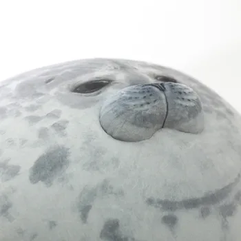 3D Noutate Sigiliu Jucarii de Plus Leu-de-Mare Umplute Pernă Sigiliu Moale de Pluș Petrecere Perna de Dormit pentru Copii Perna Scaun Perna de Cadouri