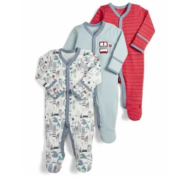 Pijamale copii din bumbac nou-nascuti bebe îmbrăcăminte 3pcs fete haine unicorn salopetă sugari pijamale, îmbrăcăminte pentru băieți copilul salopeta