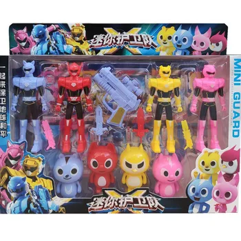 Hotsale Cu Cutie de vânzare cu Amănuntul Pentru X Volt Transformare Jucării MiniForce figurina Plastic de Jucărie Jucarii Copii Cadou de Crăciun PW013