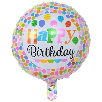 50PC de 18 inch la mulți ani balon folie de Aluminiu baloane cu Heliu petrecere decoratiuni copii jucărie Consumabile