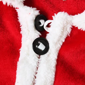 4BUC de Crăciun, Haine pentru Copii Set Infant Costum de Moș Crăciun Topuri cu Maneci Lungi+Pantaloni+Hat+Socking de Înaltă Calitate, Haine Băiat Set