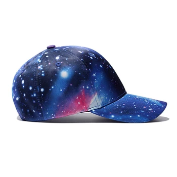 2019Summer de Imprimare 3D Șapcă de Baseball Hip Hop Street Style Capac Pălărie Rapper Spațiu Galaxy Capace Strada Dansatoare de Dans Capace Pălărie Bărbați