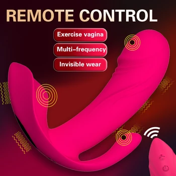 Curea pe Fluture Dildo Vibrator Adult Jucarii Sexuale pentru Femei punctul G, Clitorisul Stimulator de Control de la Distanță Chilotei Vibrator Sex-Shop