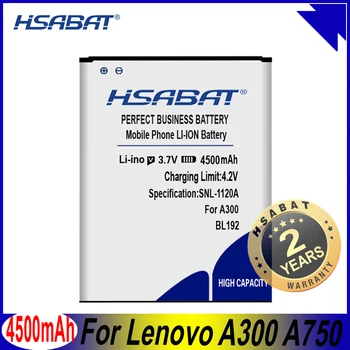 HSABAT Noi 4500mAh BL192 Utilizare a Bateriei pentru Lenovo A300 A750 A328 A328T A526 A388T A529 A680 A590 A560 A505E Baterie