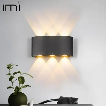 Modernă cu LED-uri Lampă de Perete 2W 4W 6W Sconces Perete Interior Scara de iluminat Noptiera Loft Living Sus în Jos Acasă Hol Lampada