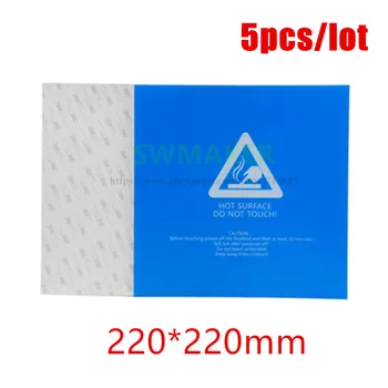 5pcs Căldură Pat Autocolant Focar Foaie bandă neagră 220*220/300*300mm Pentru Wanhao i3 Anet A8 A6 Imprimantă 3D de Imprimare Construi Plateform