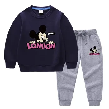 Disney Mickey Mouse Baby Girl Haine Pentru Copii Hanorace Jachete Pantaloni Băiat Tinutele Vestimentare Casual Copii Sport Ti Se Potriveste