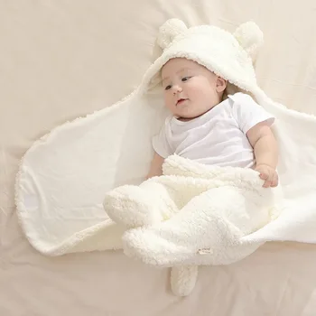 Copil nou-născut pătură COPIL de toamna/iarna picior îngroșarea pătură copil Drăguț Copil Pături pentru Copii aer condiționat pătură copil