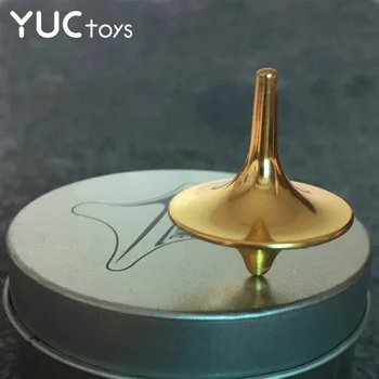Magic Mini Titirez Zinc Din Aliaj Metalic Argintiu Auriu 2020 Spinner Jucărie Mână Gyro De La Începuturile Ziua De Metal Box Sită Copii Cadou