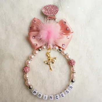 Personalizate-Orice nume uimitoare roz bling copil minunat carucior farmecul copil cărucior accesorii cărucior lanț