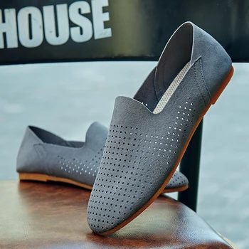 Valstone Super Calitate piele de Căprioară pantofi Casual Superior Mocasin Respirabil Microfibră mocasini 2019 Primăvară-vară în aer liber, apartamente