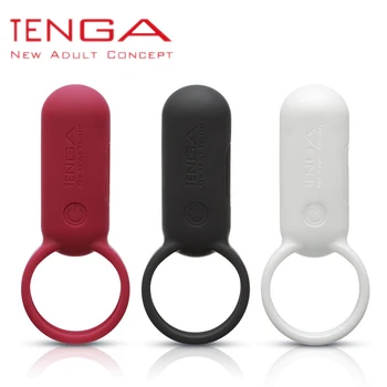 TENGA Japonia Noul Vibrator pentru Stimulare Penis Magazin Sexy Penis Inel Negru Bleumarin Alb de Încărcare USB rezistent la apa Dezactiva Vibrații Inel