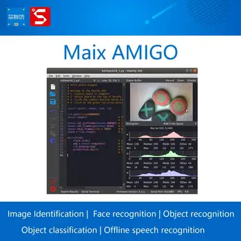 Sipeed Maix Amigo K210 AI + mulțime de Bord de Dezvoltare a Imaginii de recunoaștere de recunoaștere a Feței Obiect Obiect recunoașterea de clasificare