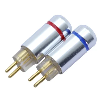 10buc/lot 2 PIN Cască MMCX de sex Masculin Mufa Jack Conector de Sârmă pentru a se Potrivi 4 MM Cablu Audio MMCX upgrade PINI de Lipire Conector