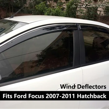 1set Pentru Ford Focus 2011 2010 2009 2008 2007 Auto geamuri Laterale Deflectoare de Vânt Fumurii parasolare Parbriz Auto Accesorii
