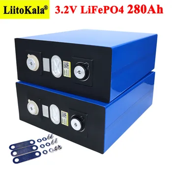 Liitokala 3.2 V 280Ah lifepo4 baterie DIY 12V 24V 280AH acumulator pentru masina Electrica RV sistem de stocare a Energiei Solare