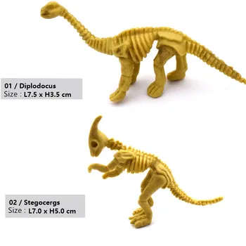 DIY Schelet de Dinozaur Model de Simulare Dinozaur fosil Copii de Învățământ de Excavare Jurassic Animale Săpături Arheologie jucarii