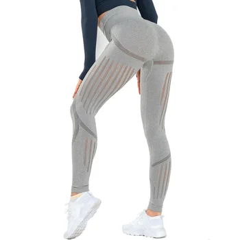 Energie Fără Sudură Jambiere Talie Mare Jambiere De Yoga Sportivă Sport Pantaloni Femei Colanti Sport Fitness Push-Up Femeie Pantaloni