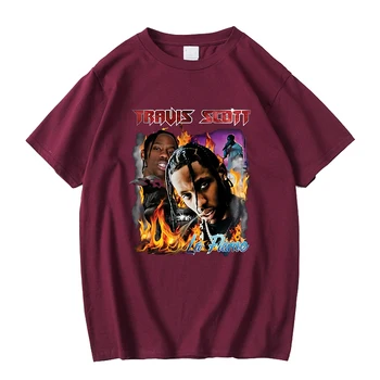 Travis Scott ASTROWORLD T-SHIRT Astroworld T Shirt Tee de Imprimare tricou Hip Hop Tee Tricou NEW SOSIRE Bumbac streetwear